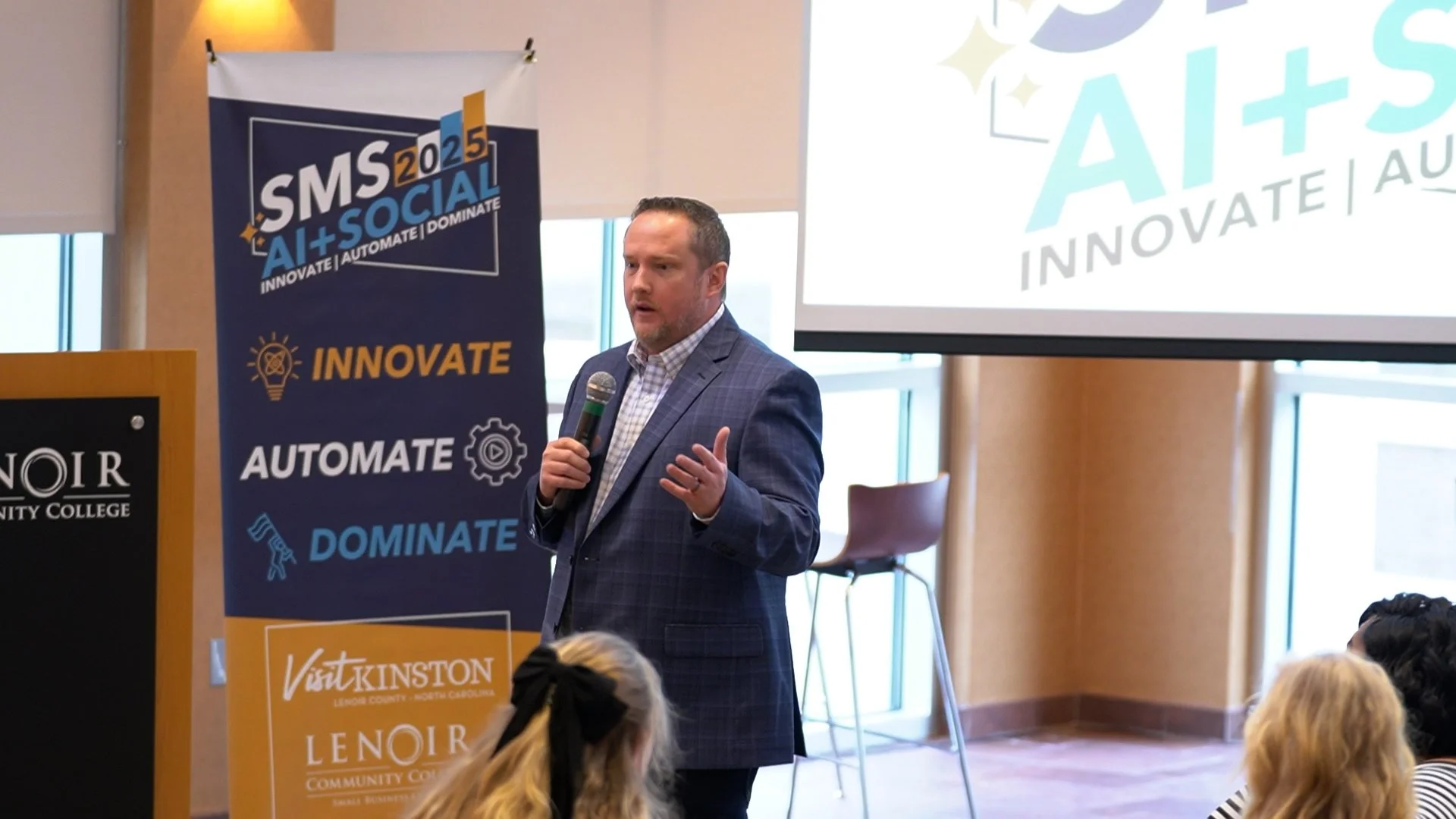 BJ Murphy speaking at the SM3 Summit